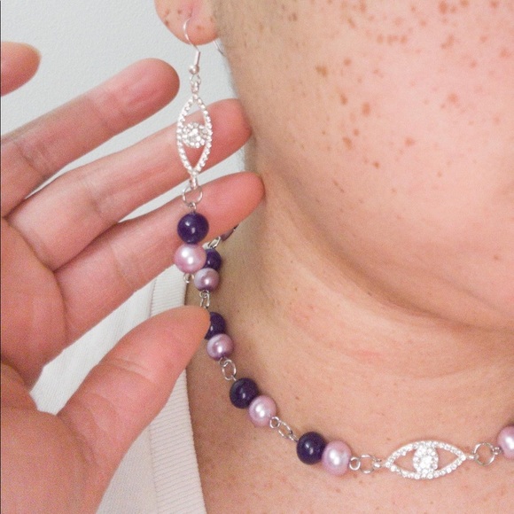 COPY - Committed Eye Evil Pearl Set - Picture 2 of 3